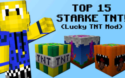 Top 15 stärksten TNTs! (Lucky TNT Mod)